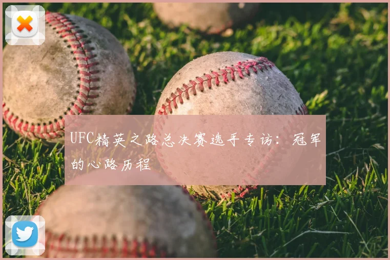 UFC精英之路总决赛选手专访：冠军的心路历程